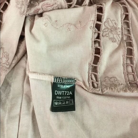 MINI Dress  Tunic With Floral Embroidery - Picture 12 of 12